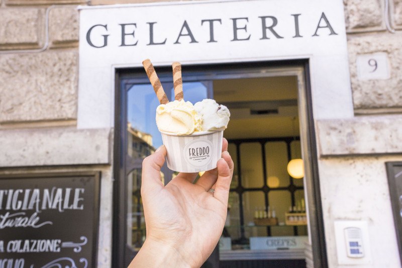 Calorie gelato artigianale freddo